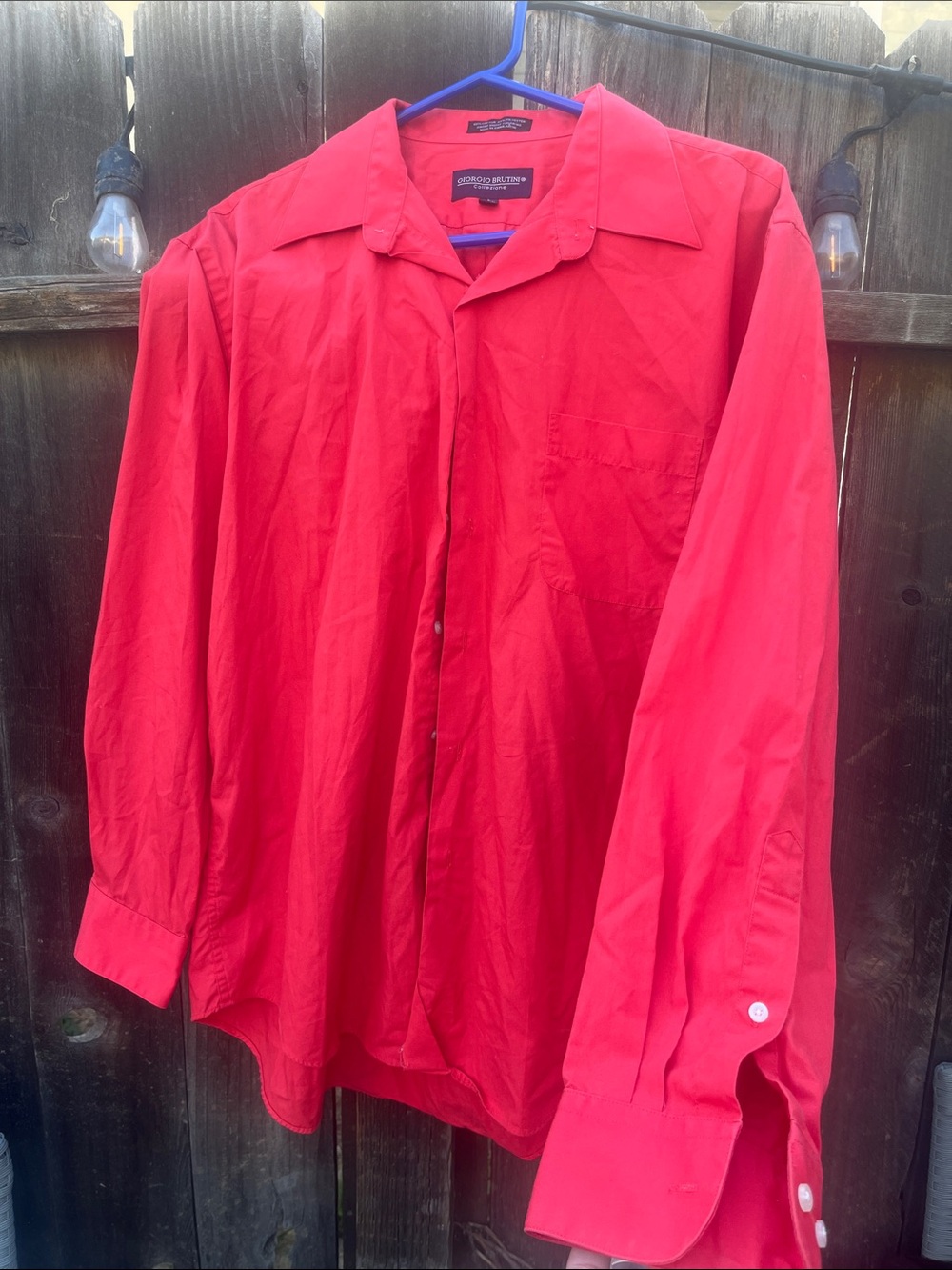 Stafford Bright Red Lightweight Shirt Jacket